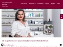 Website Screenshot Cosmeticstudio Silvana Incorvaia I Kosmetik & Fußpflege Köln