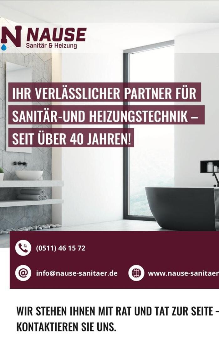 Bilder Sanitär- und Wärmetechnik Klaus Nause GmbH