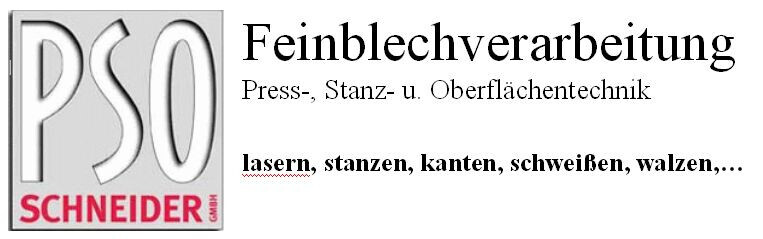 PSO Schneider Feinblechverarbeitung GmbH Logo