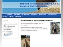 Screenshot for www.tiefbau-horsthemke.de