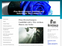 Screenshot for http://www.pius-bestattungen.com