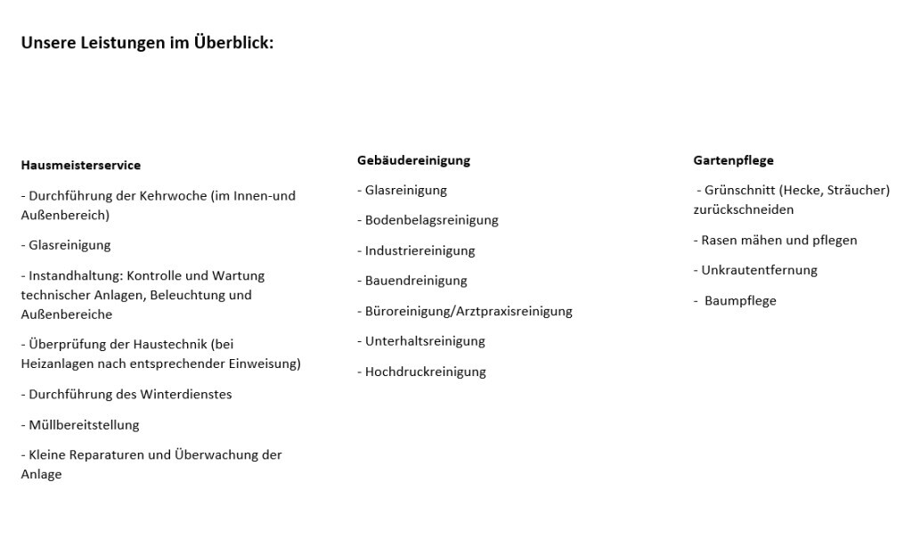 Bilder Gebäudereinigung Rutesheim