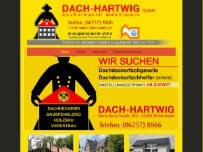 Website Screenshot Dach-Hartwig GmbH