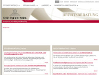 BERLINCOUNSEL website screenshot