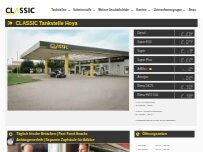 Website Screenshot CLASSIC Tankstelle
