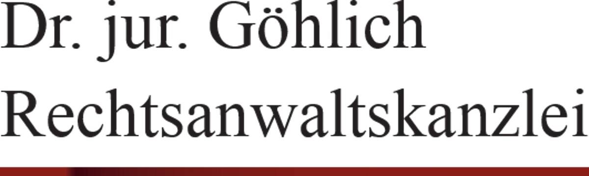 Dr. jur. Göhlich Rechtsanwaltskanzlei Logo