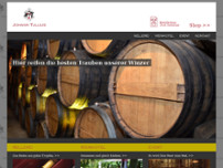 Johann Tullius Weinkellerei website screenshot