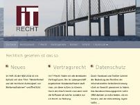 Screenshot for www.fleischer-anwalt-it-recht.de