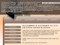 Ristorante da Vito website screenshot