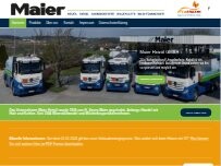 Website Screenshot Siegfried Maier Mineralölhandel GmbH