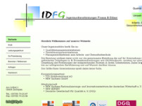 Screenshot for http://idfg.de