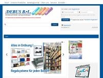 Debus B + L GmbH, Betriebs- und Lagereinrichtungen website screenshot