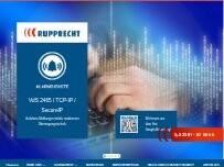 Website Screenshot Rupprecht Alarmruf-Wachzentrale GmbH