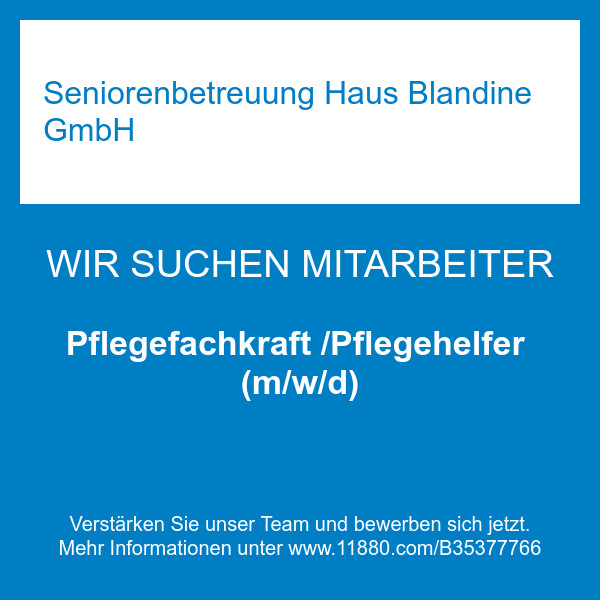 Bilder Seniorenbetreuung Haus Blandine GmbH