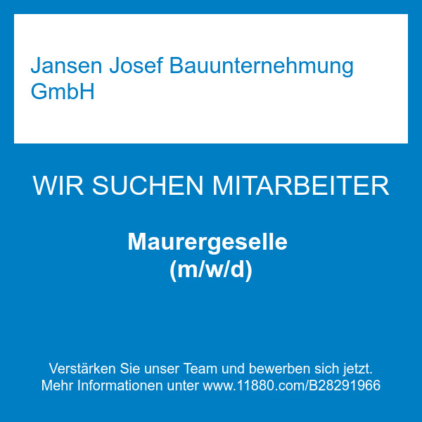 Bilder Jansen Josef Bauunternehmung GmbH