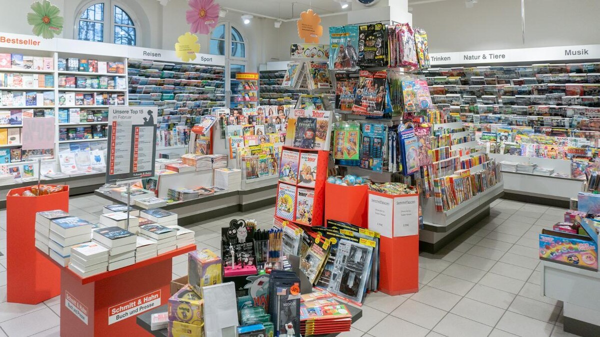 Bilder Schmitt & Hahn Buch und Presse im Bahnhof Forchheim