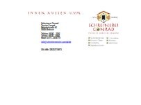 Website Screenshot Schreinerei Conrad