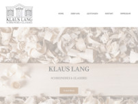 Klaus Lang website screenshot