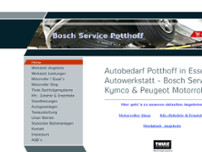 Autobedarf Potthoff GmbH&Co.KG website screenshot