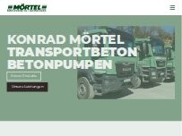 Website Screenshot Konrad Mörtel GmbH & Co. KG