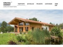 Website Screenshot Kroiss + Dienst Architekten PartGmbB