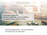 Kanzlei Niggemann - Steuerberater website screenshot