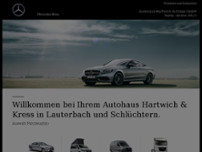 Autohaus Hartwich & Kress GmbH website screenshot