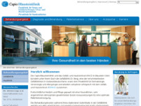 Gefäßklinik Dr. Berg GmbH - Capio Blausteinklink website screenshot