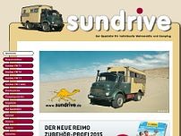 sundrive Reisemobilbedarf website screenshot