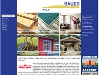 Screenshot for www.bauer-holz.de