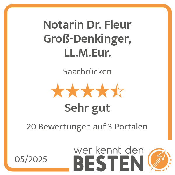 Bilder Notarin Dr. Fleur Groß-Denkinger, LL.M.Eur.