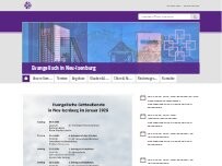 Website Screenshot Evangelische Johanneskirche Neu-Isenburg mit Turm - Evangelische Johannesgemeinde Neu-Isenburg