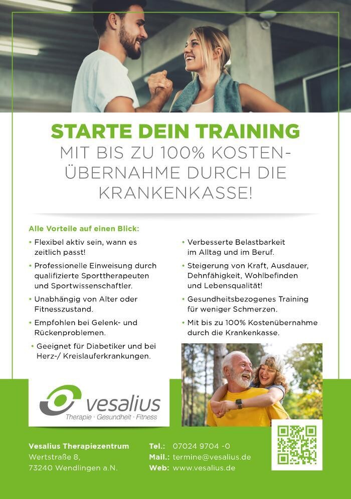 Bilder Vesalius Physio Therapie und Fitness