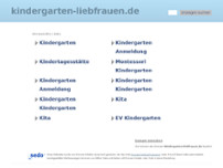 Screenshot for http://www.kindergarten-liebfrauen.de