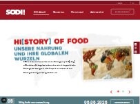 Website Solidaritätsdienst International e.V. (SODI)