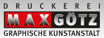 Druckerei Max Götz GmbH Graphische Kunstanstalt Logo