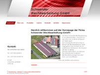 Schwender Blechbearbeitung GmbH website screenshot