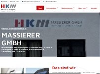 Website Screenshot Massierer GmbH