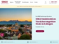 Website Screenshot ERGO Versicherung Versicherungsbüro Nickl & Kollegen