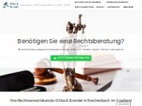 Website Screenshot Anwaltskanzlei Dilba & Brendel