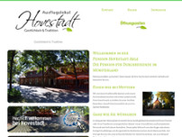 Ausflugslokal Hovestadt website screenshot