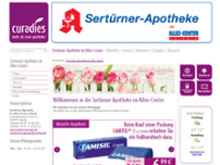 Sertürner-Apotheke website screenshot