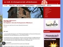 Website Screenshot Alexanderkirche - Evangelisch-lutherische Kirchengemeinde Wildeshausen