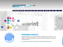 Salzland Druck GmbH & Co.KG website screenshot