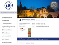 LBH-Steuerberatungsgesellschaft mbH website screenshot