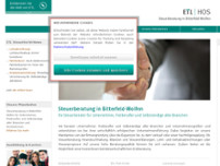 HOS, Steuerberatungsgesellschaft mbH NL Siebenhausen website screenshot