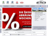 Autohaus Mothor GmbH website screenshot