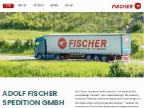 Website Screenshot Adolf Fischer Spedition GmbH