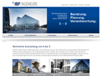 Screenshot for http://www.ibf-ingenieure.de