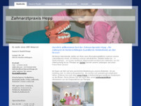 zahnarztpraxishepp.de website screenshot